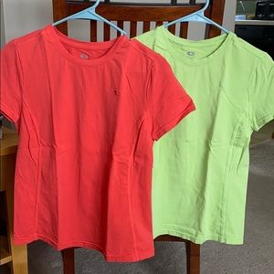 Set of 2 Athletic Works Ladies Cotton T-shirts